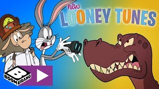 New Looney Tunes  TRex Race  Boomerang UK [upl. by Aynatan31]