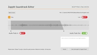 Zappiti Sountrack Editor on Zappiti Video PC [upl. by Elstan]