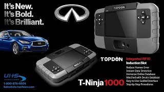 20142019 Infiniti Q50 Smart Key Programming using TNinja 1000 Programmer [upl. by Kerry611]