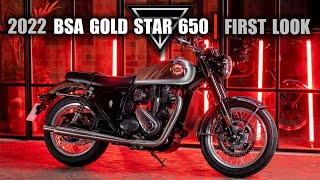 2022 BSA Gold Star 650  First Look [upl. by Elaine]