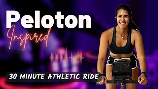 30 Minute PELOTON Inspired HIIT Spin Class [upl. by Viccora]