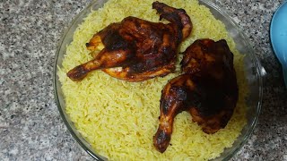 chicken machboos recipe  Kuwaiti traditional dish  easy quick cooking  princes freya06 [upl. by Pearson]