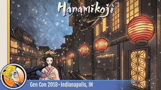 Hanamikoji — game overview at Gen Con 2018 [upl. by Arimas]