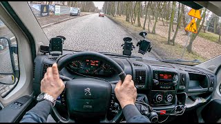 Peugeot Boxer  2 0 BlueHDi 130 HP  POV Test Drive [upl. by Nonah]