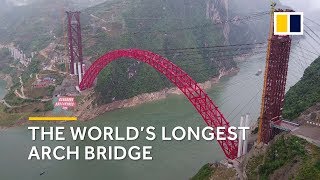 China built world’s longest arch bridge [upl. by Aztinay]