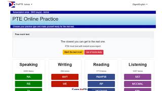 Free PTE mock test [upl. by Aikmat205]