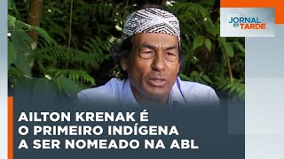 Ailton Krenak é o primeiro indígena a ocupar uma cadeira na Academia Brasileira de Letras [upl. by Barbara-Anne]