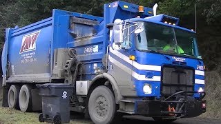 Allied Waste Services of Corvallis  McNeilus Autoreach  Garbage Collection [upl. by Anilehs803]