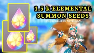 THE LEGEND OF NEVERLAND  ELEMENTAL SUMMON SEEDS [upl. by Aynodal]