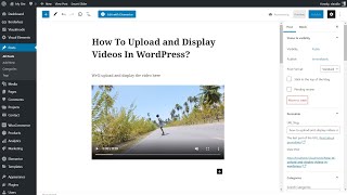 How To Upload and Display Videos In WordPress [upl. by Aggappora]