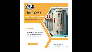 🔥 The Top 5 Water Heater Problems Every Homeowner Faces 🔥 [upl. by Edyaj]