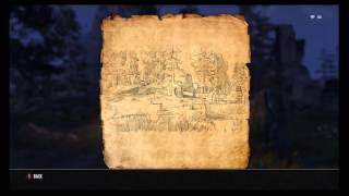 The Elder Scrolls Online Craglorn Treasure Map 5 Location [upl. by Assedo695]