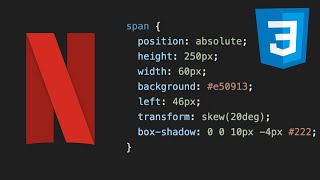 DIBUJA con CSS el LOGO de NETFLIX 🎬 en 30 SEGUNDOS 😱 shorts [upl. by Oynotna423]