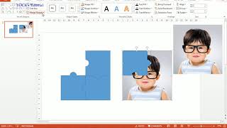 Membuat PUZZLE dengan Powerpoint [upl. by Mauralia]