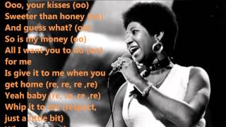 RESPECT Aretha Franklinwith Lyrics [upl. by Kobi718]