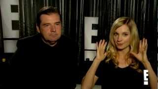 Brendan Coyle and Joanne Froggatt Downton Abbey Interview [upl. by Chessa664]