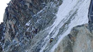 Rock Collapse  Goûter Route Goûter Couloir Mont Blanc [upl. by Short]