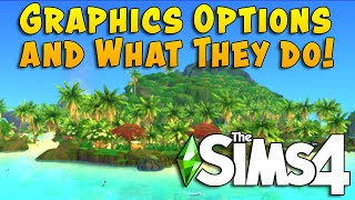 Making Your Game Look Better Sims 4 Graphics Options  A Guide to What They Do [upl. by Gallager]