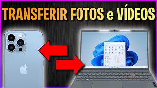 COMO TRANSFERIR FOTOS e VÍDEOS do IPHONE para o PC MELHOR MÉTODO✅ [upl. by Aicenek]