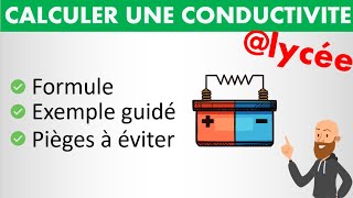 Comment calculer la conductivité dune solution exercice corrigé  formule [upl. by Omrelliug]