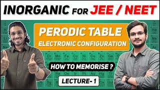 Inorganic Chemistry for JEENEET  Periodic Table  Lecture 1 [upl. by Hardman]