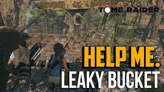 Shadow of the Tomb Raider  Leaky Bucket Puzzle Solution [upl. by Dwain433]