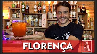 Receita de Negroni  DRINK COM APEROL  FLORENÇA [upl. by Orpah959]