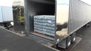 KEITH® WALKING FLOOR® System Handling Palletized Cargo [upl. by Ran]