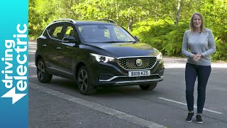 MG ZS EV review  DrivingElectric [upl. by Sarchet]