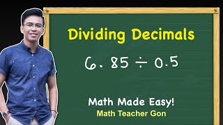 Dividing Decimals  Math Teacher Gon [upl. by Adanar]