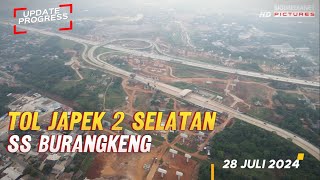 Progress Tol JakartaCikampek 2 Selatan Simpang Susun Setu Selatan Burangkeng 28 Juli 2024 [upl. by Kimmel401]