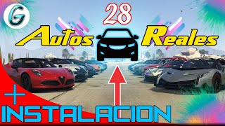 Pack De 28 Autos Reales Para GTA V  GTA V MODS [upl. by Rednas]