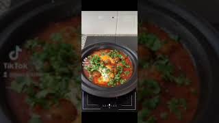 Kefta Mkaouara  Moroccan Meatball amp Egg Tagine shorts [upl. by Seiber]