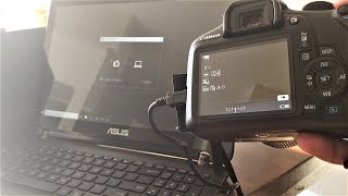 How to Connect Canon Camera to Laptop amp Desktop Computers [upl. by Llenet145]