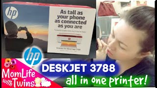 HP DESKJET 3788 UNBOXING  SETUP  TEST PRINT [upl. by Megen410]