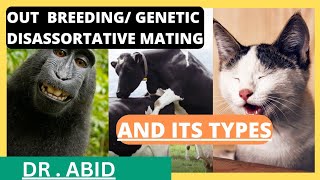 Outbreeding or genetic disassortative mating and Various kinds of outbreeding with illustratrion [upl. by Obara173]