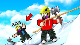 ROBLOX CHOP AND FROSTY CLIMBED THE HIGHEST ANTACTIC POINT [upl. by Applegate237]