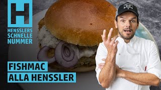 Schnelles Fischburger alla Henssler Rezept von Steffen Henssler [upl. by Shulem]