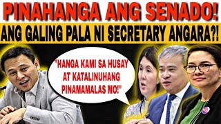 SONNY ANGARA MAY PASABOG SA SENADOSENRISA HONTEVIROS HINDI MAKAPANIWALA ANGARA NAPAKAGALING [upl. by Kalikow]