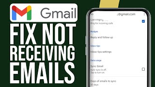 How To Fix Gmail Not Receiving Emails 2024  Cant Receive Emails On Gmail Problem Solved [upl. by Nittirb717]