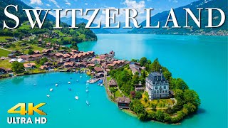 Switzerland 4K UHD Beautiful Nature Scenery with Relaxing Music  4K VIDEO ULTRA HD [upl. by Tiduj]