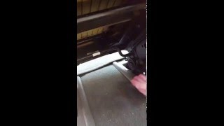 How to remove the rear seat of a dodge caravan [upl. by Rollin]