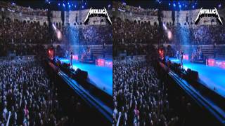 Metallica 3D SBS  Nothing else Matters HD 1080p Live Nimes 2009 [upl. by Thunell]