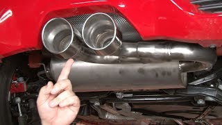 Focus ST Borla Touring CatBack Exhaust 20132018 Installation [upl. by Janerich]