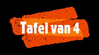 Tafel van 4 oefenen [upl. by Ainocal]