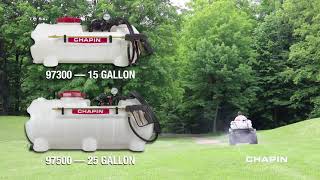 Chapin EZ Mount ATV Boomless BroadcastSpot Sprayer 25Gallon Capacity 22 GPM 12 Volts Model 9750 [upl. by Ellimaj]