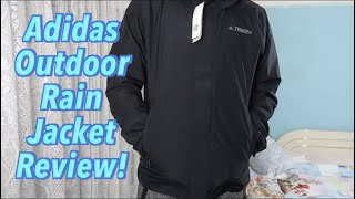 Adidas Terrex AX Rain Jacket Review Worth it [upl. by Ellerud]