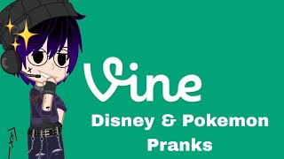 Disney amp Pokemon Pranks Vines • Thomas Sanders • Gacha Club • Lazy [upl. by Luanne939]