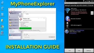 MyPhoneExplorer Installation Guide for Windows and Android 2019 [upl. by Alwitt]