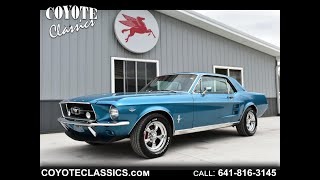 1967 Mustang Coupe at Coyote Classics [upl. by Aoht15]